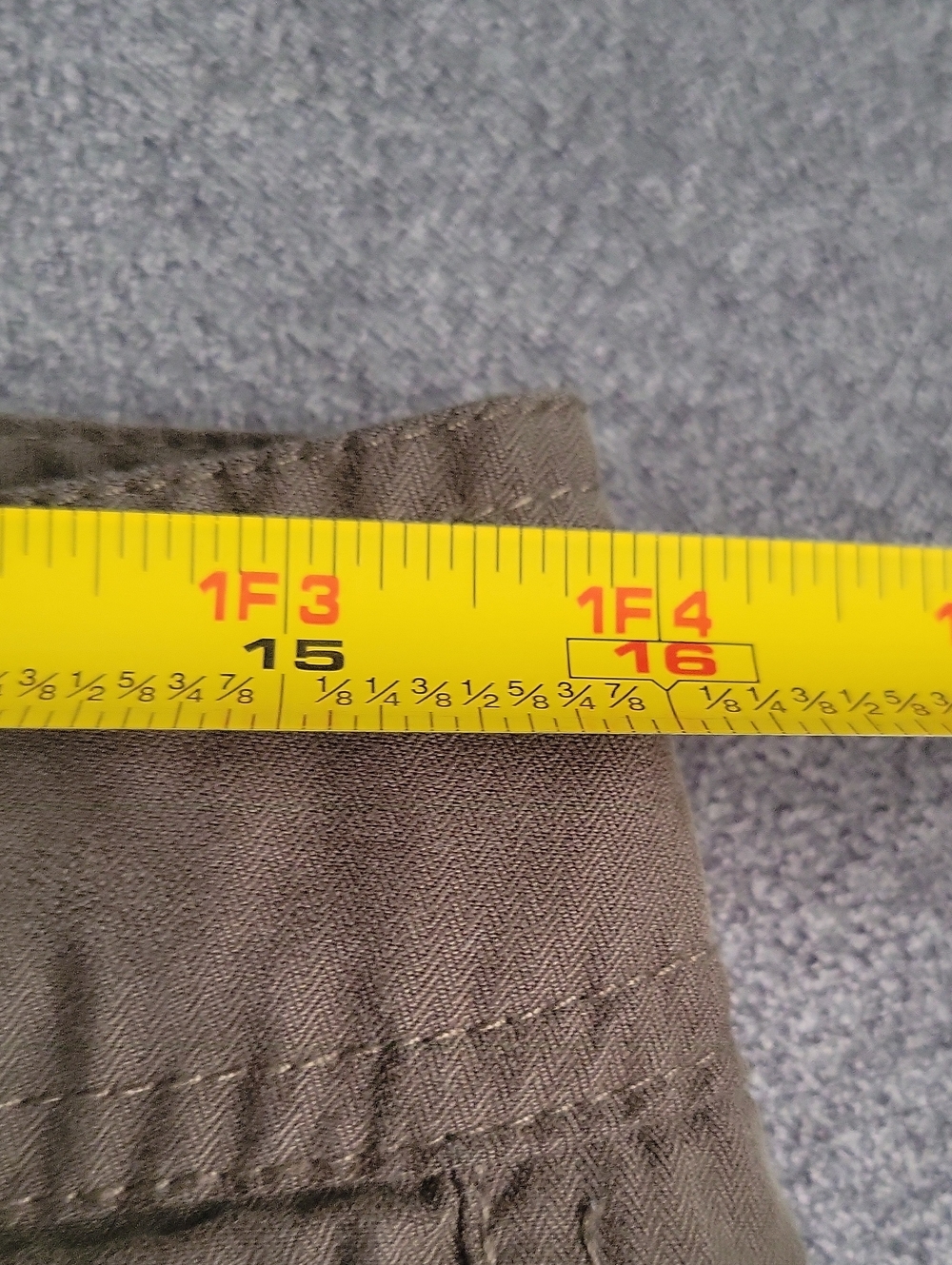 Vtg Y2K Olive Green Low Rise Cargo Pants Paratrooper Multi-Pocket Utility Design - Picture 10 of 12